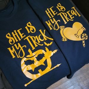 Couples Halloween shirts